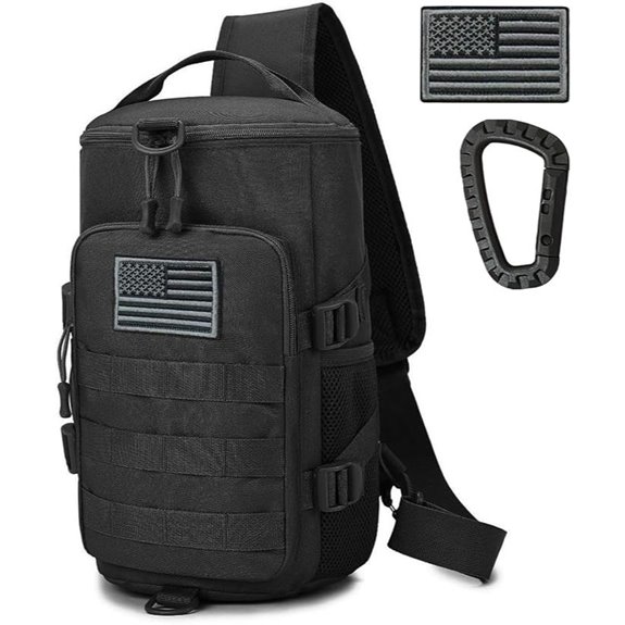 Tactical Sling Bag for Men with MOLLE System