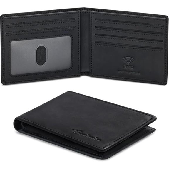 Travelambo RFID Bifold Wallet for Men in Gift Box