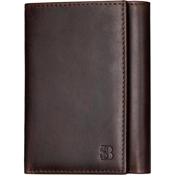 SERMAN BRANDS RFID Trifold Wallet for Men