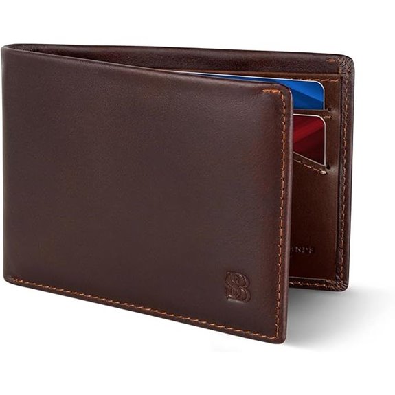 SERMAN BRANDS Men’s Slim RFID Bifold Wallet