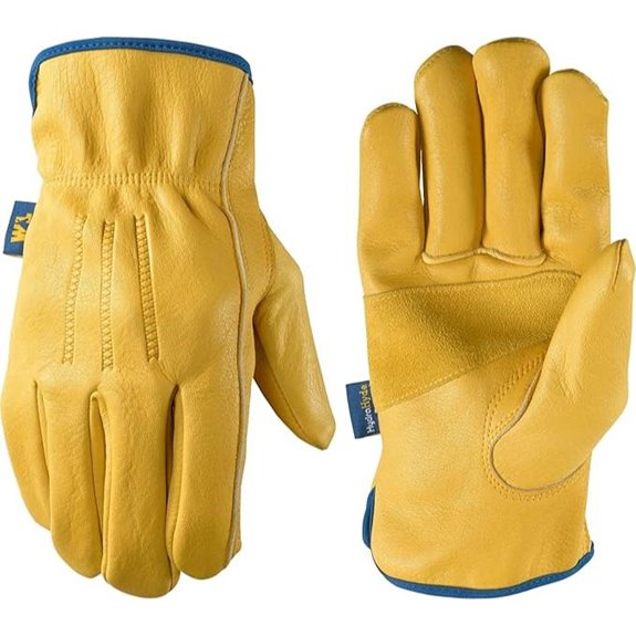 Wells Lamont Men's Water-Resistant Leather Work Gloves