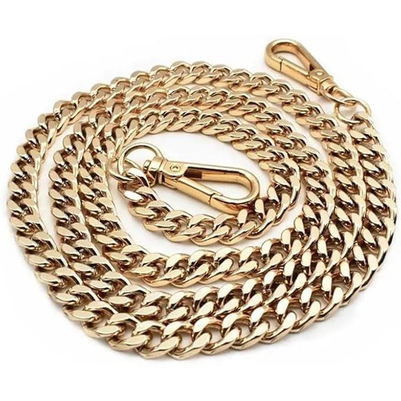 Purse Chain Strap with Metal Buckles for Bags