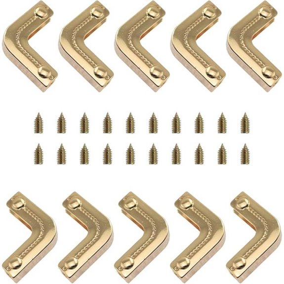 YTgilo 10PCS Metal Handbag Edge Protectors