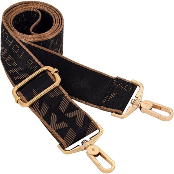 Crossbody Bag Strap with Metal Swivel Hook