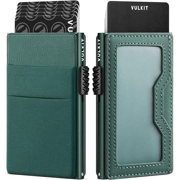 VULKIT Minimalist RFID Wallet with ID & Cash Slot