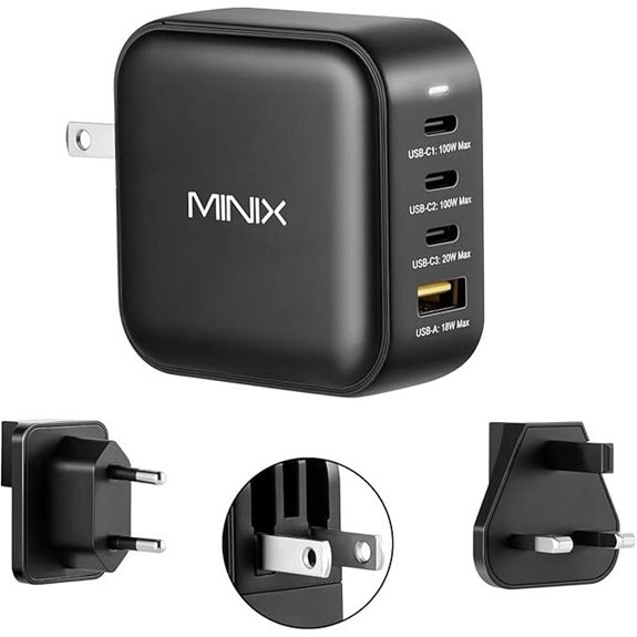 MINIX NEO P3 100W Turbo GaN Wall Charger