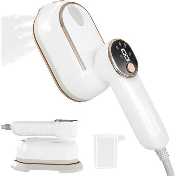 Portable 1200W Travel Clothes Steamer with LED