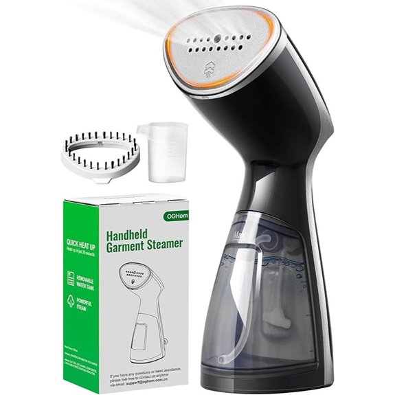 OGHom Portable Handheld Fabric Steamer (120V)