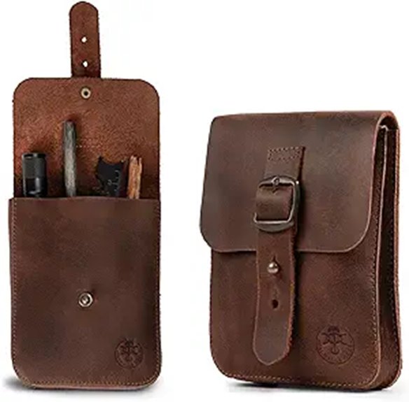 Full Grain Leather Waist Holster Pouch