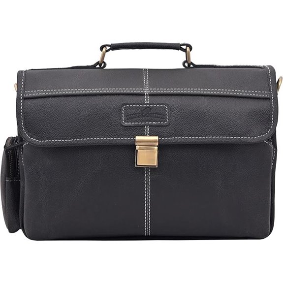 Full Grain Leather DSLR Camera Bag