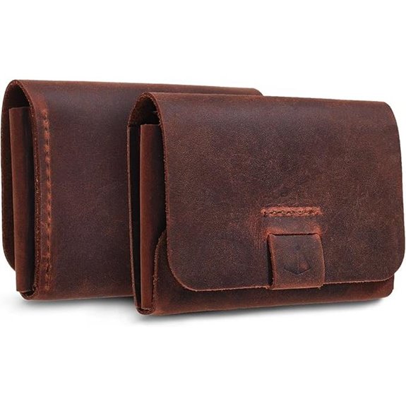 TXEsign Genuine Leather Business Card Holder