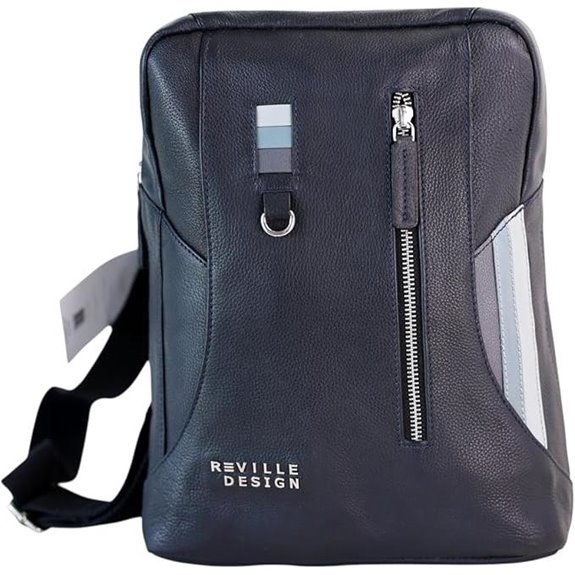 Full Grain Leather Slim Backpack for Men and Women