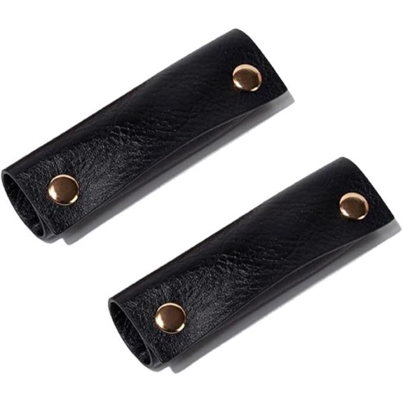 Handbag Handle Covers (2 Pcs) Pu Leather Travel Accessories