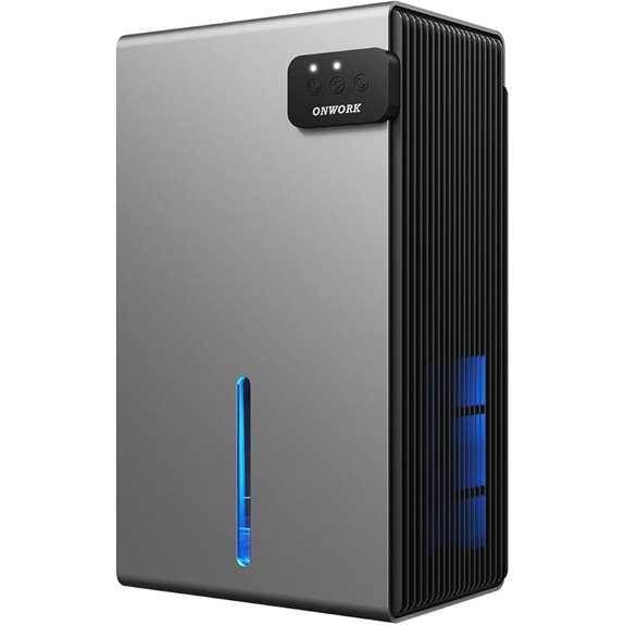 Dehumidifier 95 OZ Quiet Auto Shut Off 7 Colors