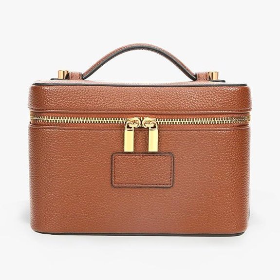 Makeup Bag Vanity Case with Removable Divider