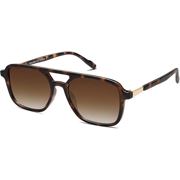 SOJOS Retro Aviator Sunglasses for Women & Men