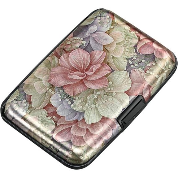 ELFISH RFID Aluminum Wallet Card Holder for Men Women