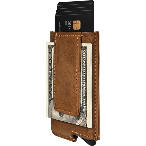 Dinghao RFID Blocking Aluminum Wallet with Pop-up Cards