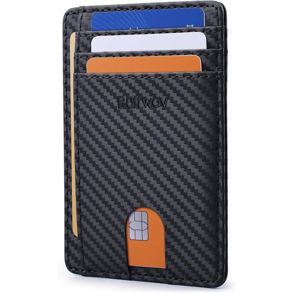 Buffway RFID Blocking Leather Wallet for Men & Women