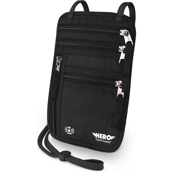 rfid passport neck wallet