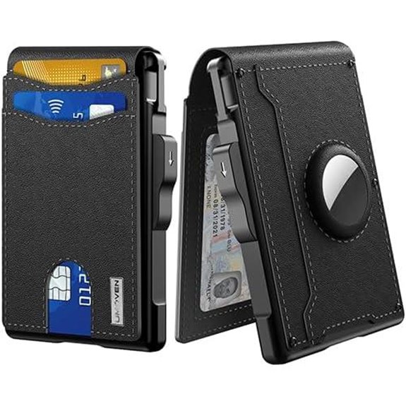 Umoven AirTag Wallet for Men with RFID Blocking Slots