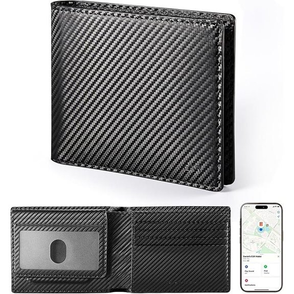 ESR Geo RFID Wallet with Find My Black