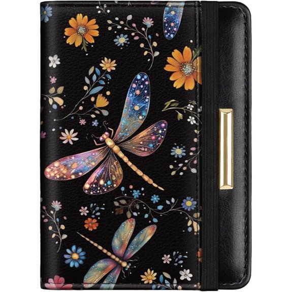 RFID Blocking Rose Gold Passport Holder with Elastic