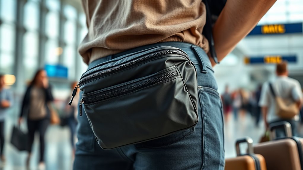 secure comfortable travel pouch