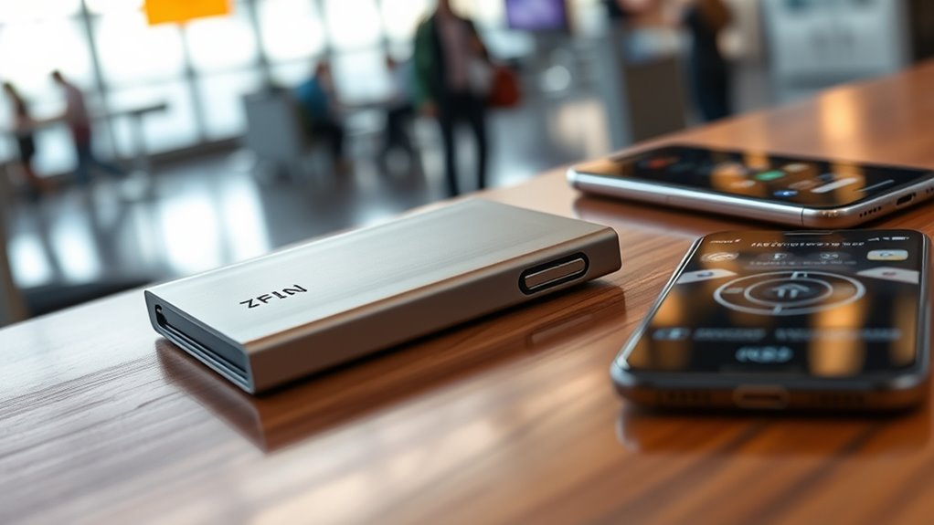 secure compact travel wallet