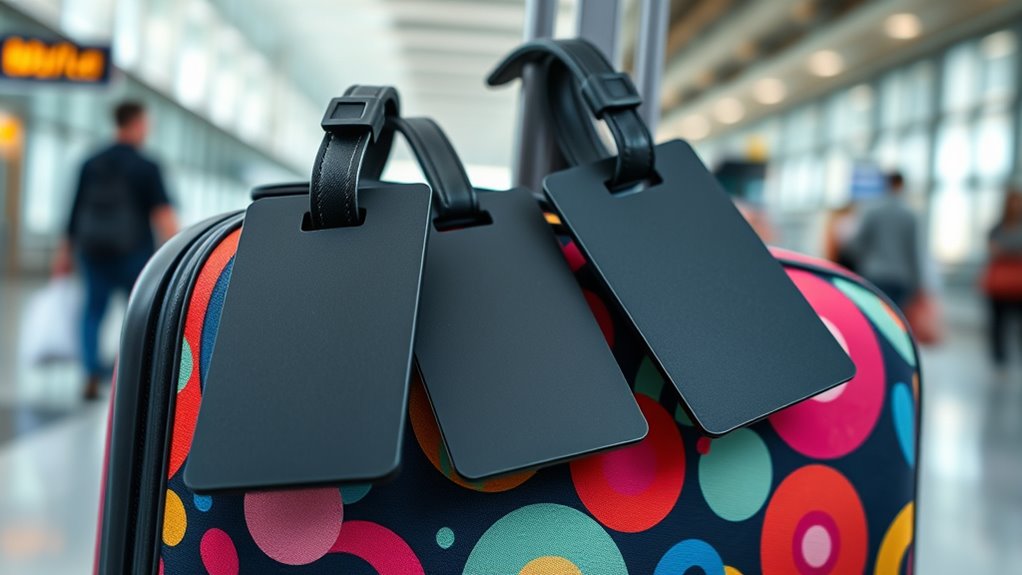 secure privacy luggage tags