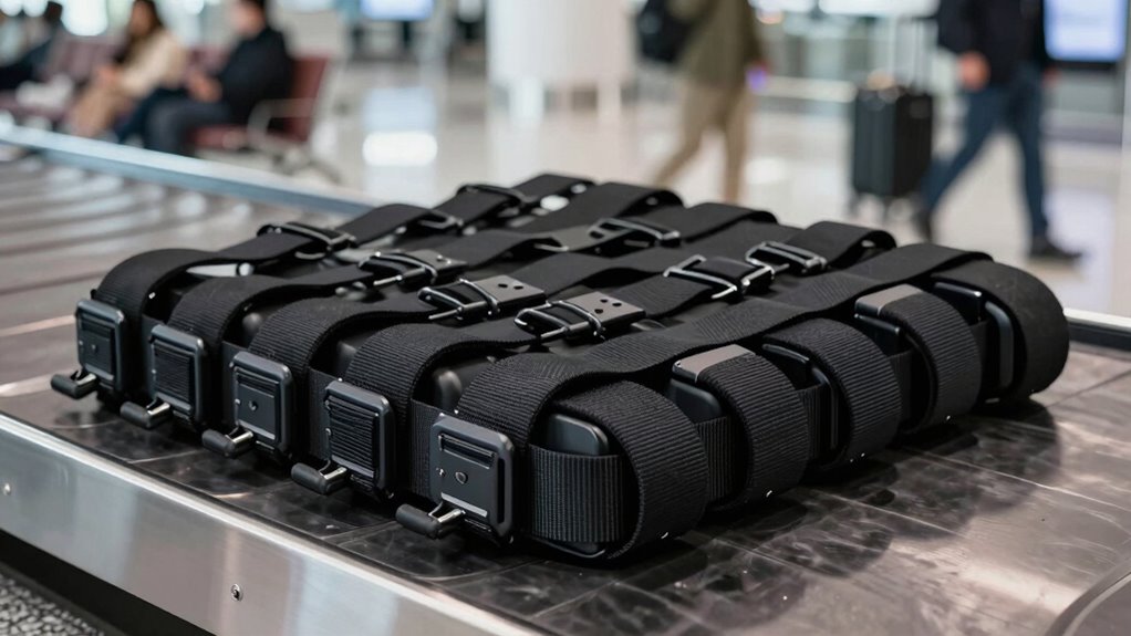secure travel luggage straps