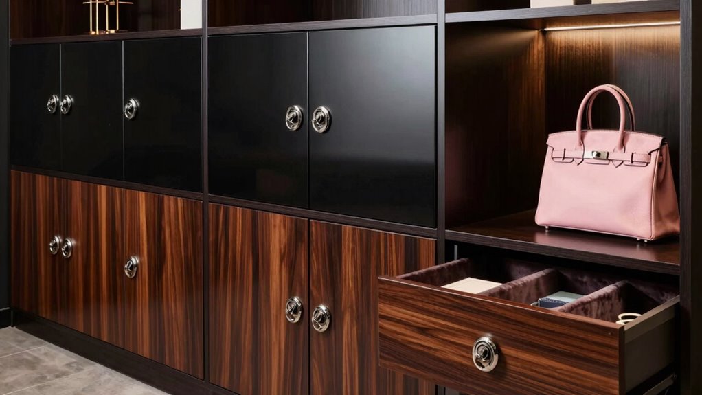 secure valuables handbag storage