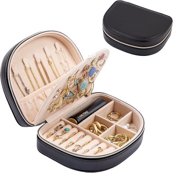 ProCase Travel Jewelry Box with Shell Design