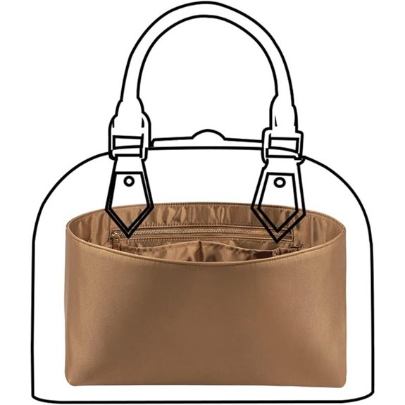 Speedy Neverfull Tote Organizer Insert (Silky Brown)