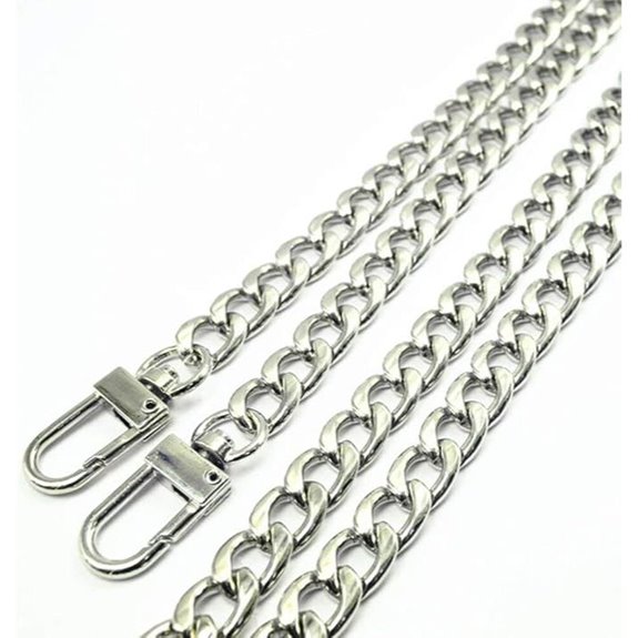 Weichuan 47 Silver Metal Chain for Bags
