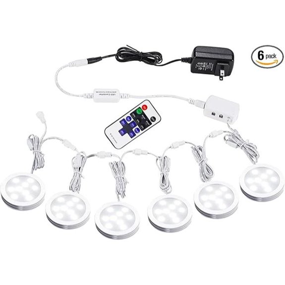 AIBOO Linkable Under Cabinet LED Light Kit (6 Pcs)