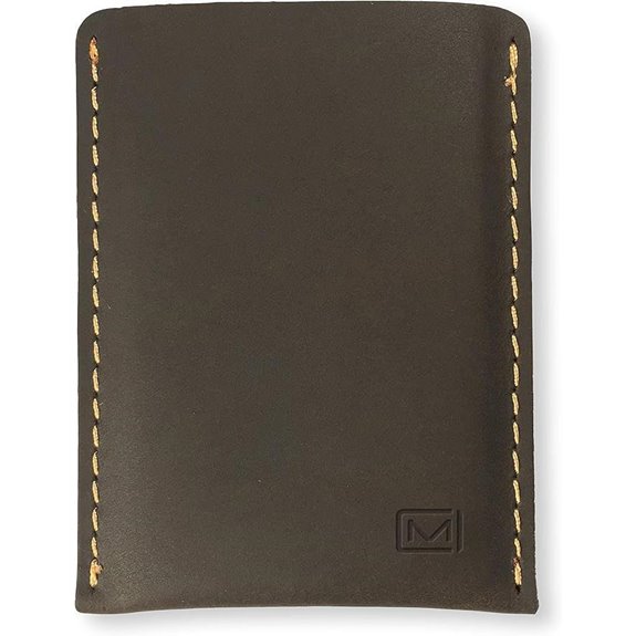 Modern Slim Leather Wallet with Card Access