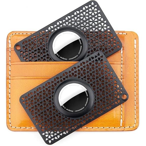 Ultra Thin Airtag Wallet Holder 2 Pack