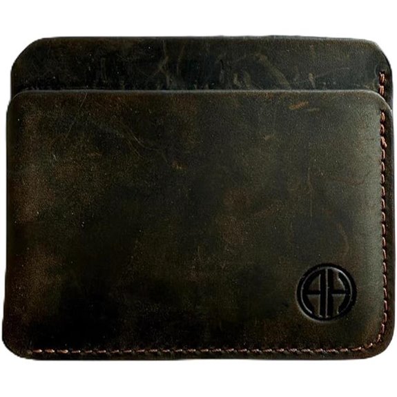 ZeroFold Slim Leather Card Wallet for Men