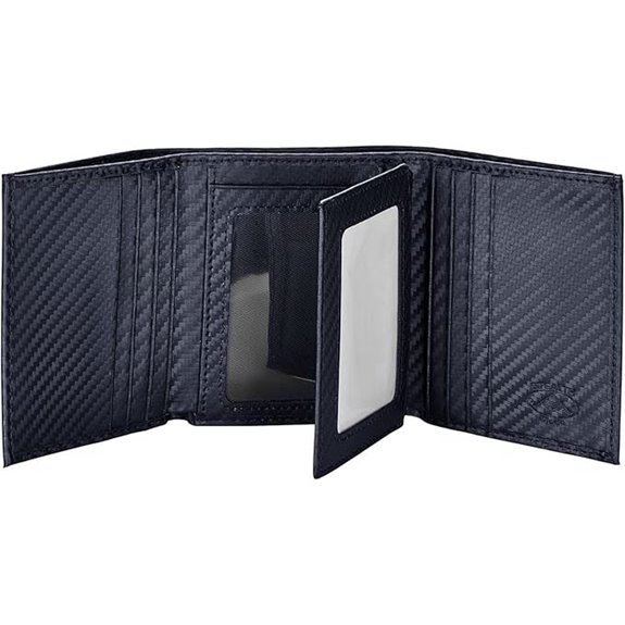 Stealth Carbon Fiber RFID Wallet with ID Holder