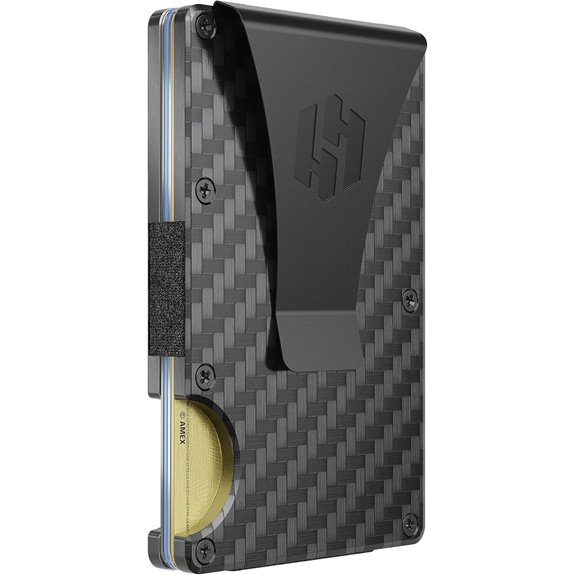 Hayvenhurst RFID-Blocking Slim Carbon Fiber Wallet for Men
