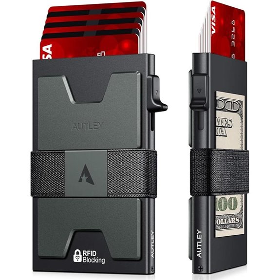 AUTLEY Slim RFID Card Holder & Cash Band Wallet