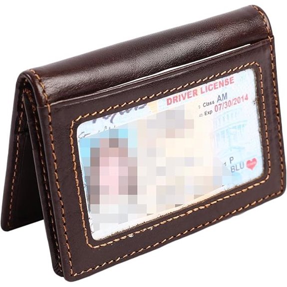 Easyoulife RFID Slim Leather Wallet for Men
