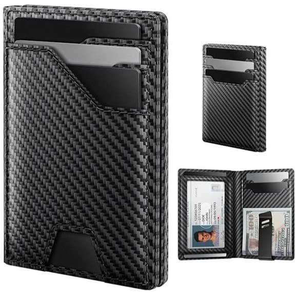 Typecase Leather Wallet for Men RFID Slim 15 Cards