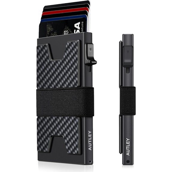AUTLEY Slim RFID Wallet for Men with Cash Band