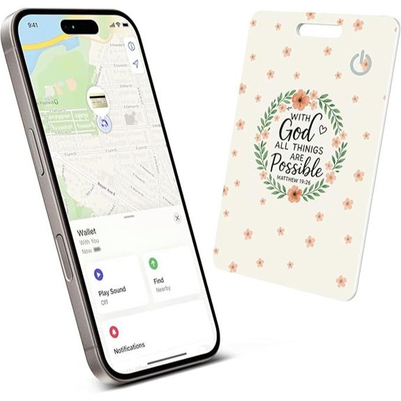 Ultra-Thin Waterproof Bluetooth Wallet Tracker Card