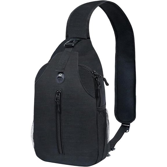 Monoki Sling Bag Crossbody Backpack with Water Bottle Pocket