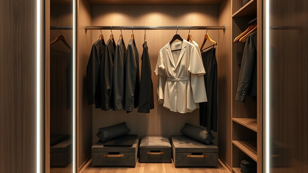 small closet garment rack considerations