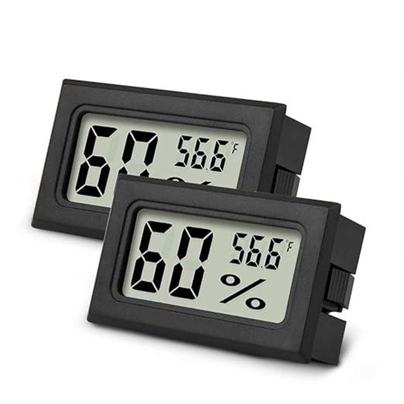 Mini Hygrometer Thermometer 2PCS for Indoor Use