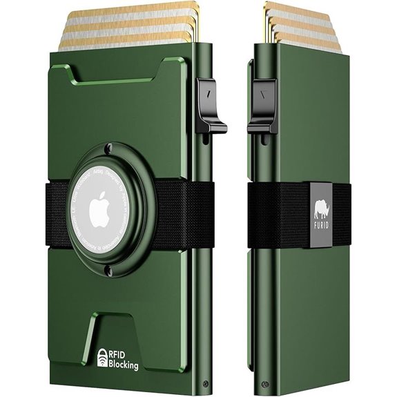 smart men s wallet with airtag